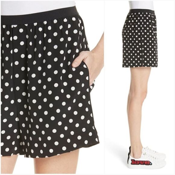 Marc Jacobs Polka Dot Silk Shorts Sz 0 - Picture 8 of 8